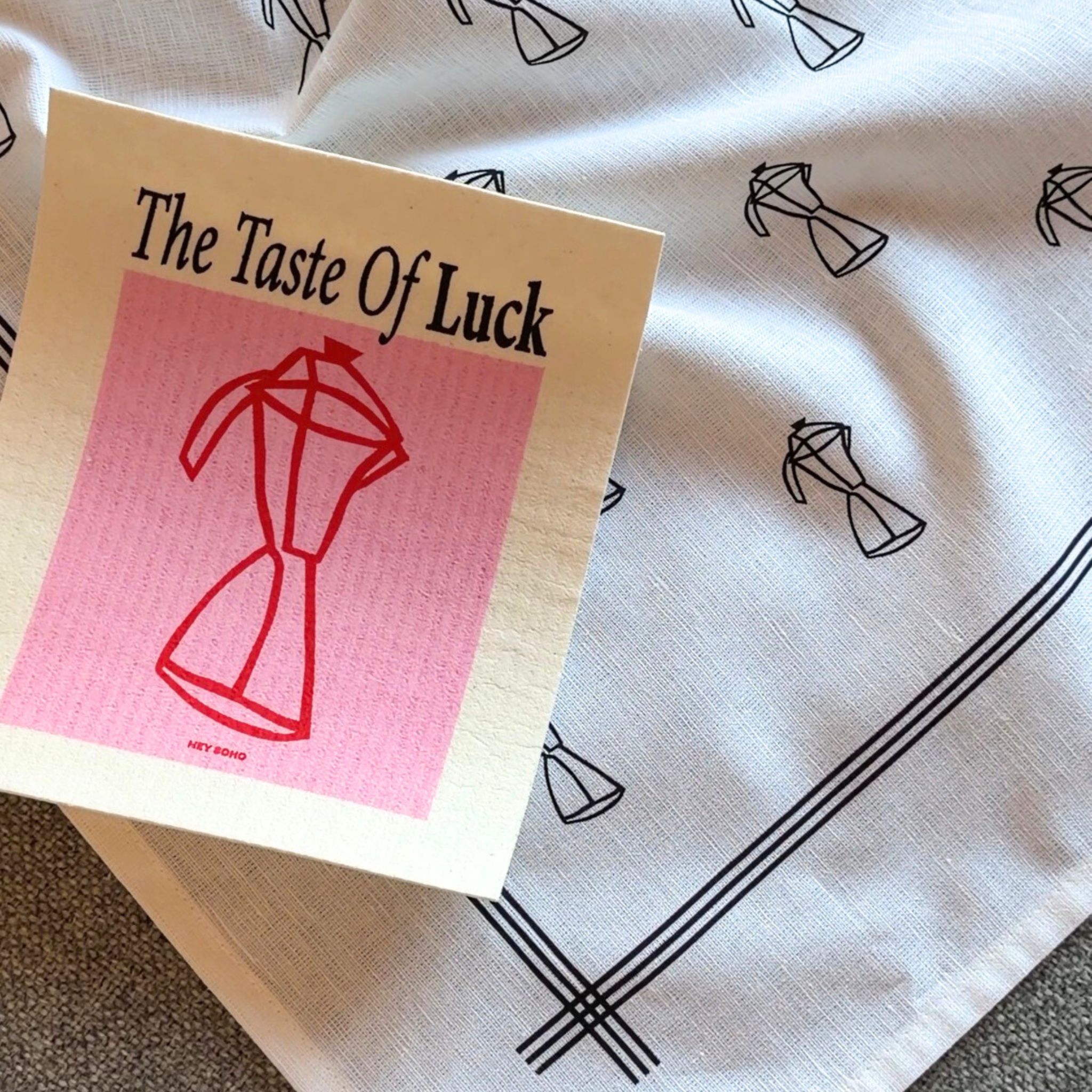 WO Geschirrtuch TASTE OF LUCK x HEY SOHO 4x