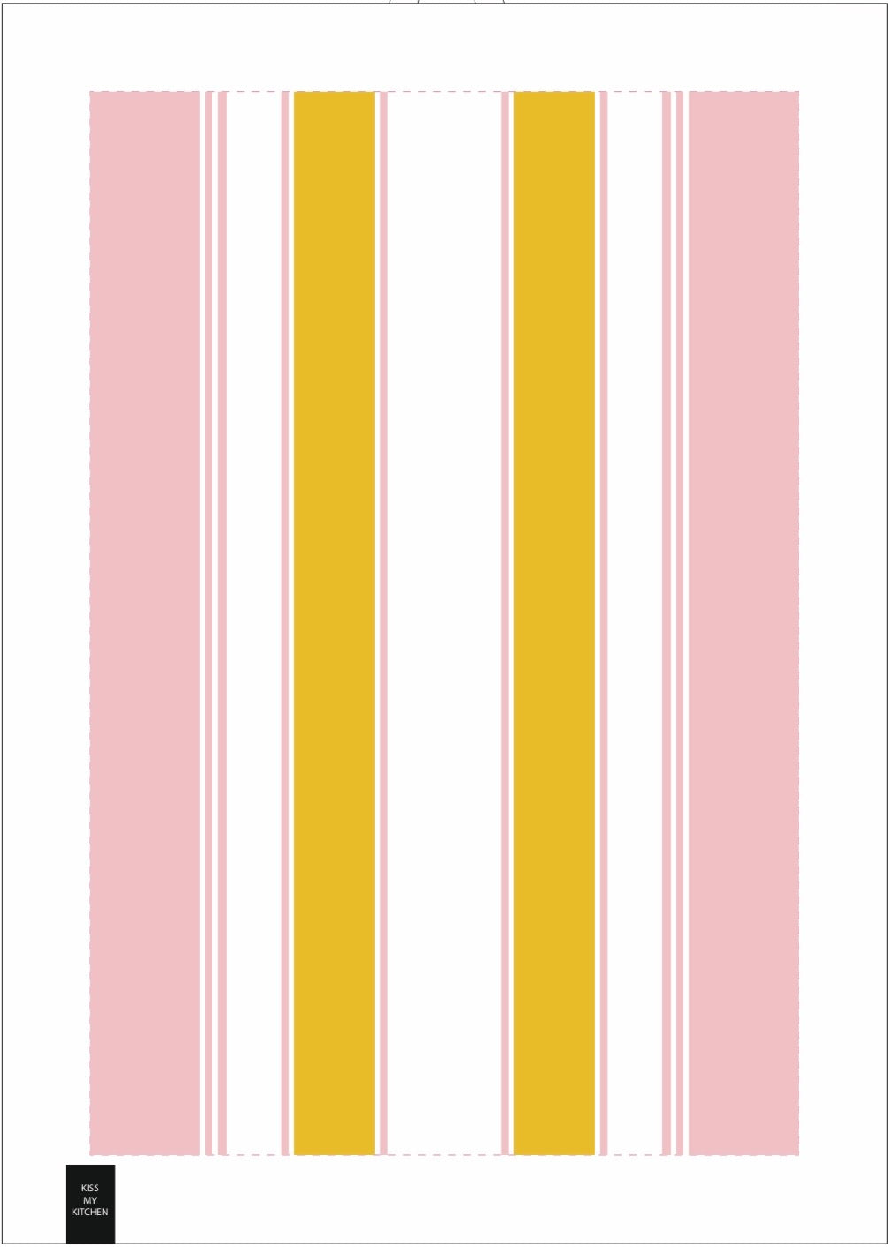 WO Geschirrtuch Stripeslove yellow rose 4x ACHTUNG LT 20.06.2026