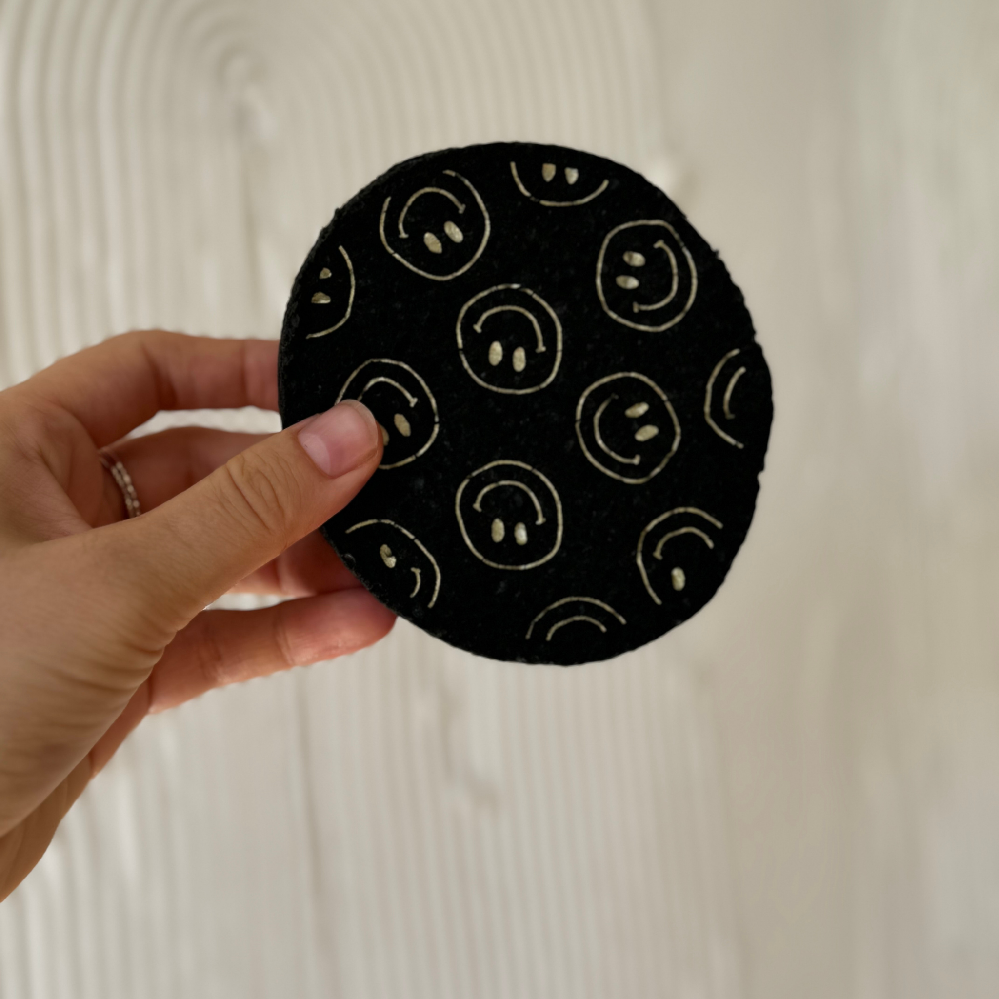Pop Up Schwamm, Smile gold ohne Verpackung
