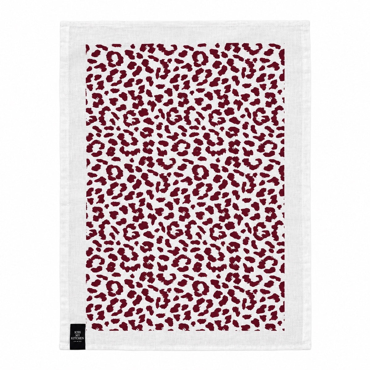 Geschirrtuch Leo white bordeaux