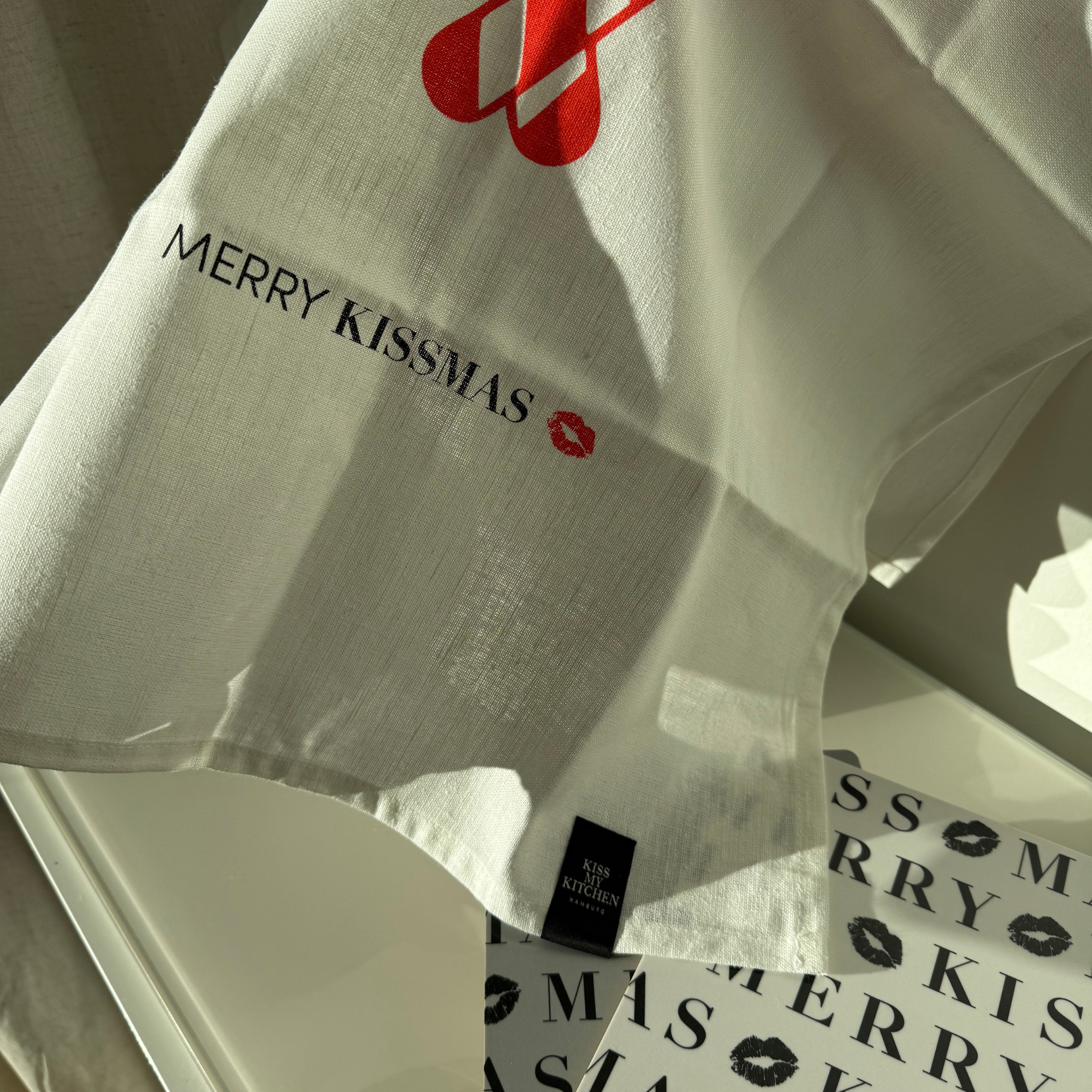 Geschirrtuch, Merry Kissmas 4
