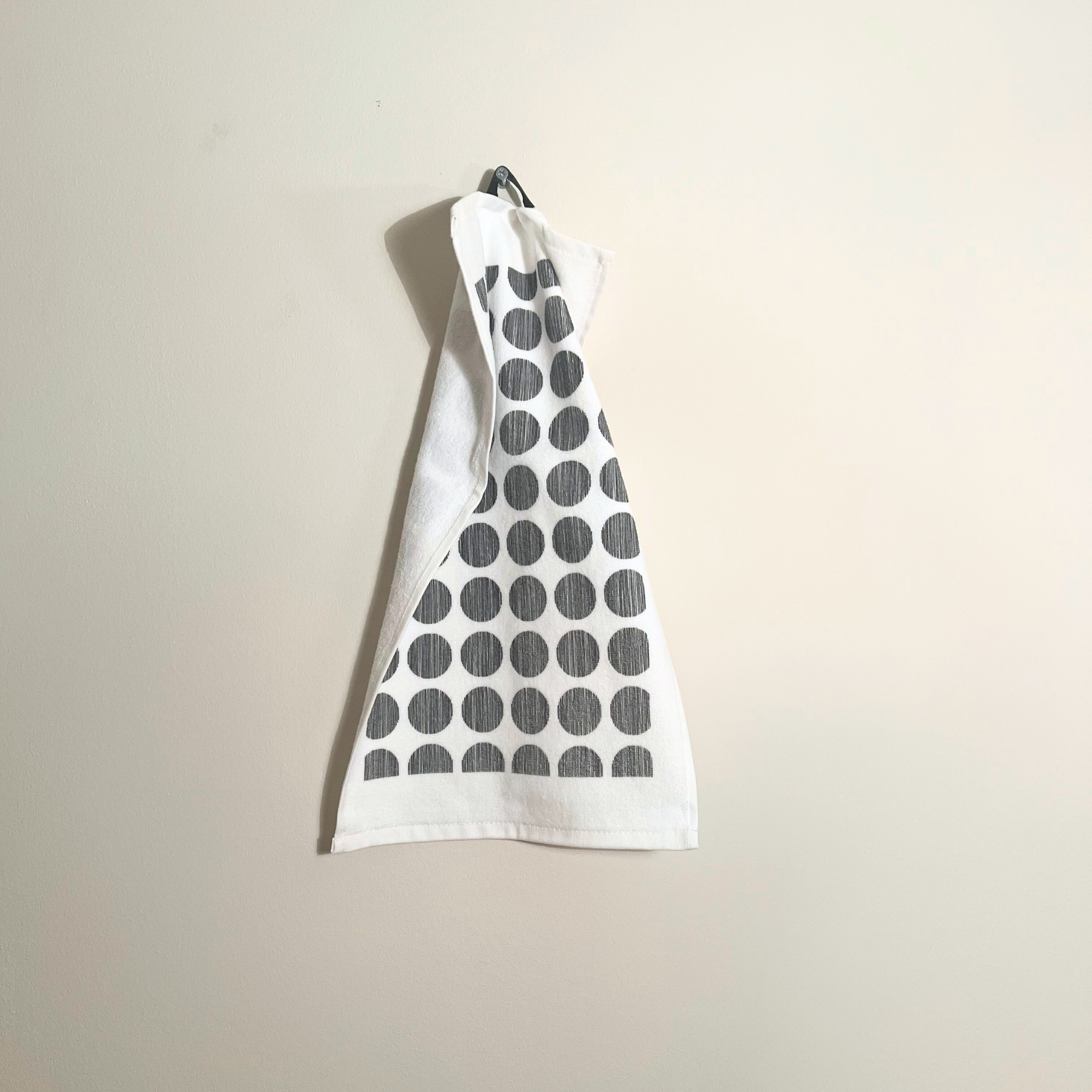 Soft Cotton, Dots white black x2