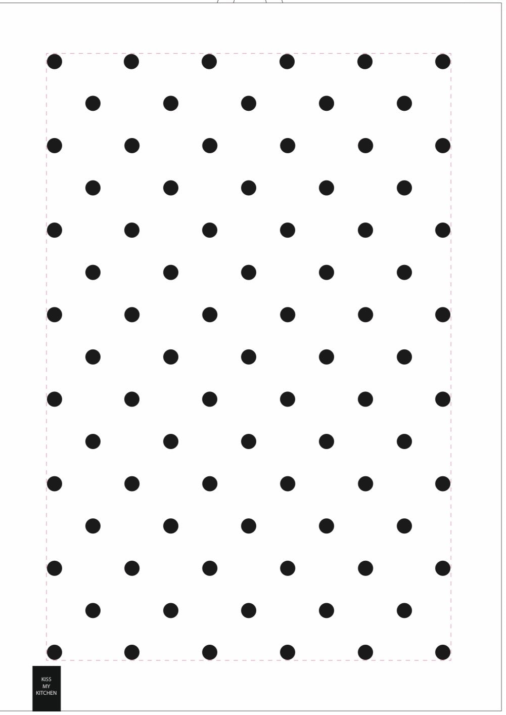 WO Geschirrtuch Polkadots black white  4 Stck.   Achtung LT 20.06.2026