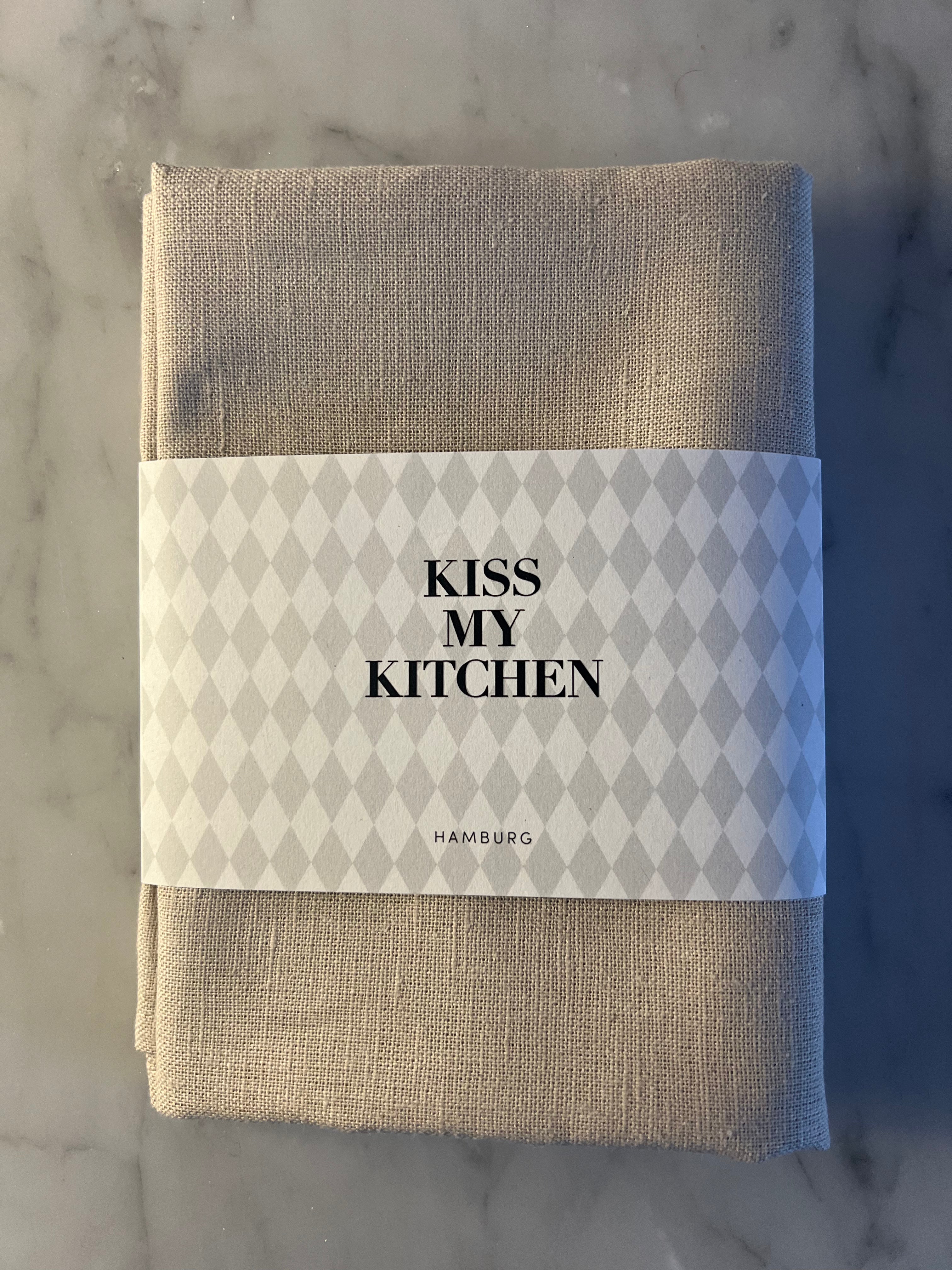 Geschirrtuch, Uni beige