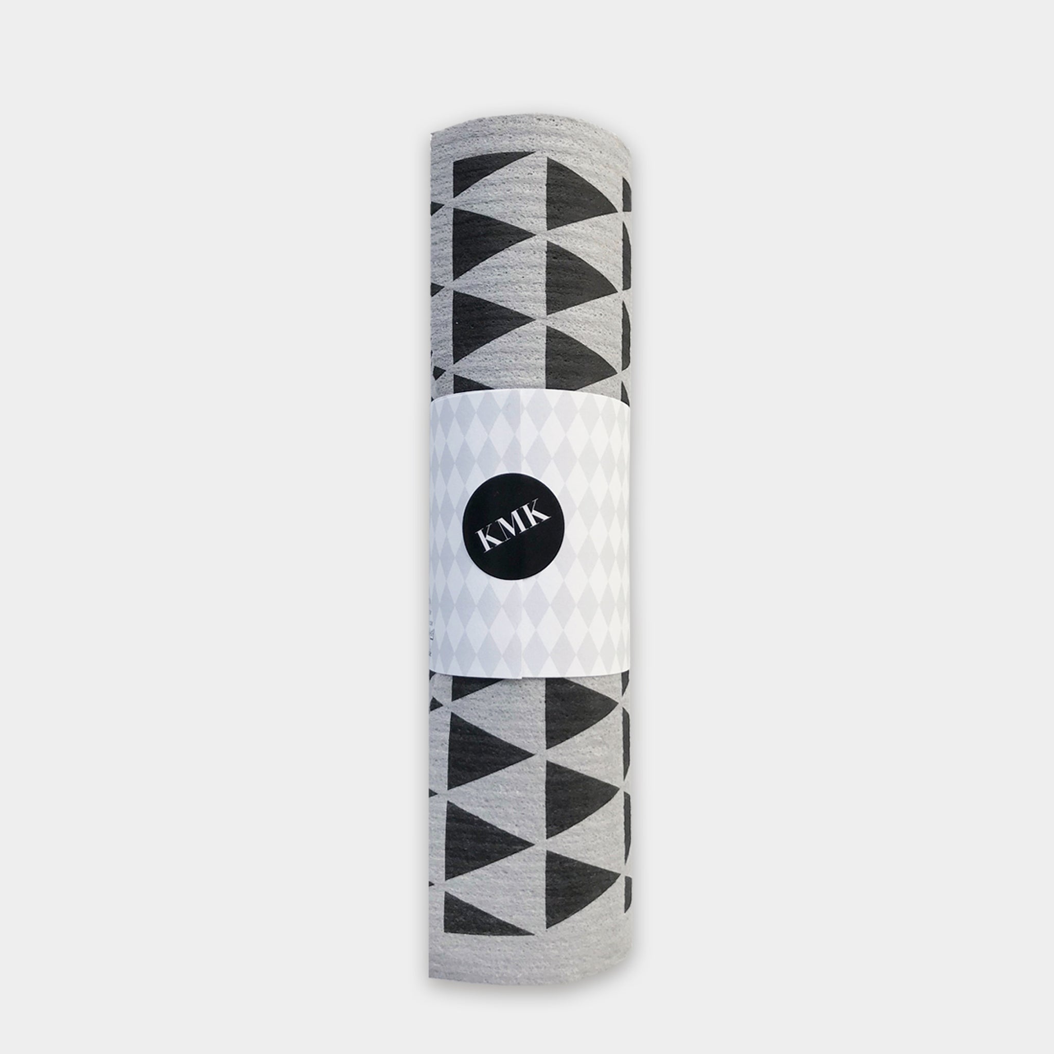 WO Schwammtuch-Rolle, Dreieck grey black, 4 Stck.