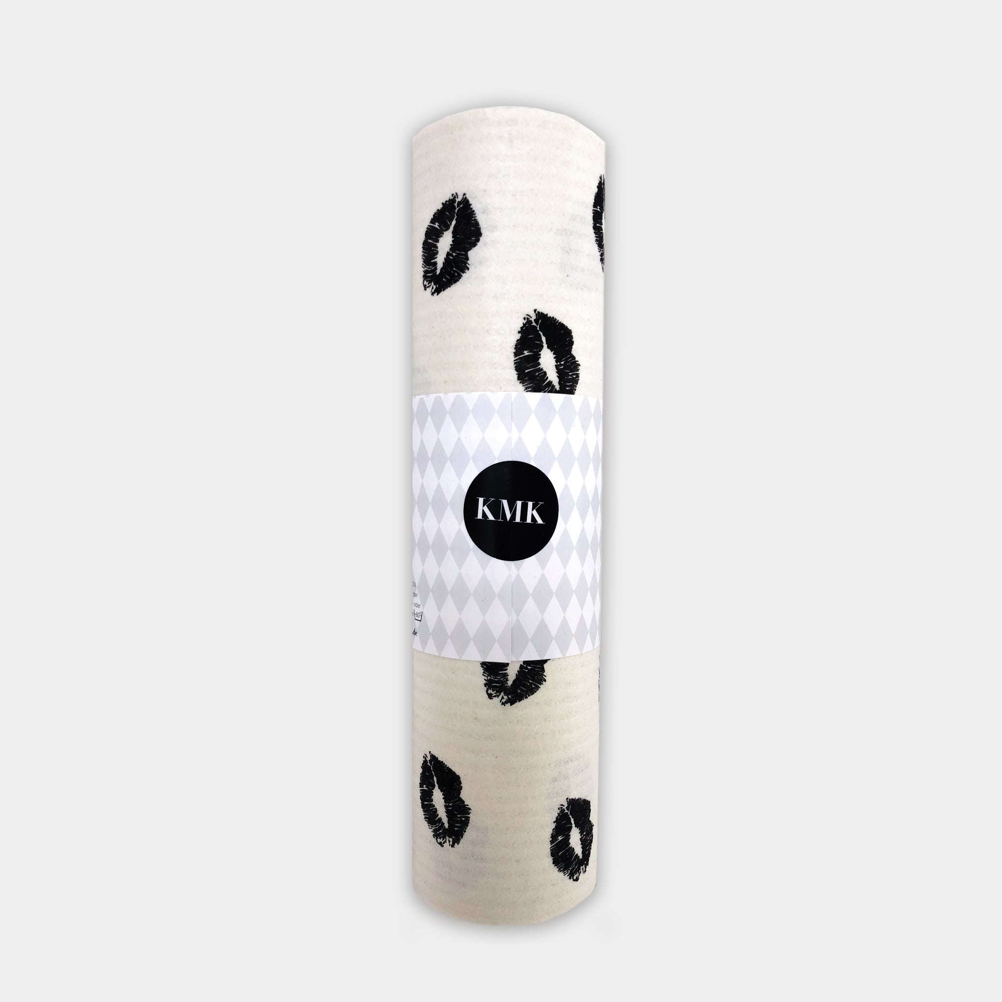 WO Schwammtuch-Rolle, Kiss white black, 4 Stck.