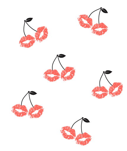 Schwammtuch, Cherrykiss red and black, LT 06.02.2026